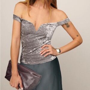 Reformation Andria Knit Top NWT